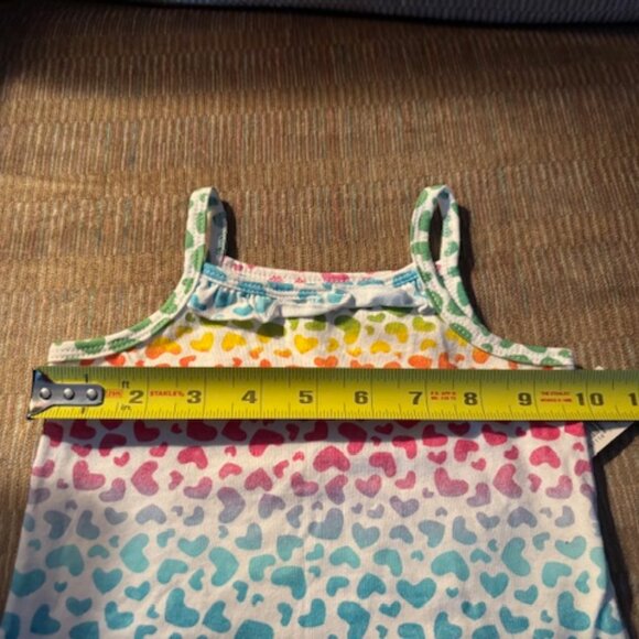 2/$ 25 Wonderkids Tank Top Heart Patterned Size 6/9 MTHS NWT - Picture 4 of 8